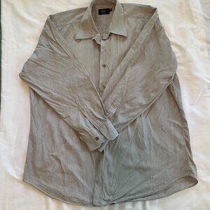 Ike Behar New York Men's Long Sleeve Button Down Dress Shirt 17/34